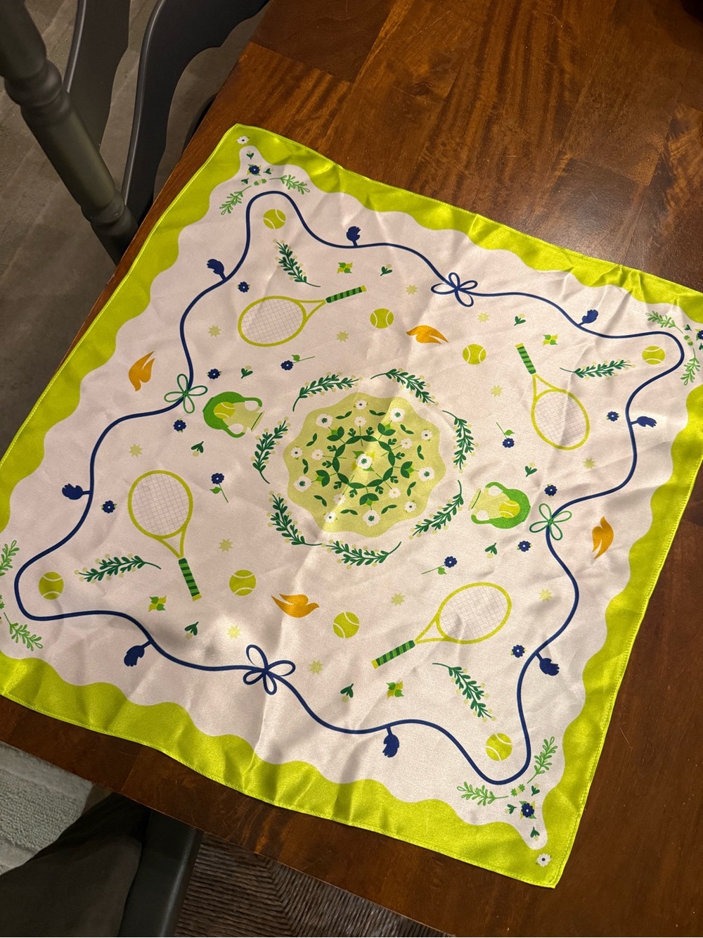 2026 US Open x Dove 100% Silk Tennis Scarf Exclusive